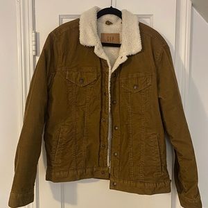 GAP Sherpa-Lined Corduroy Jacket